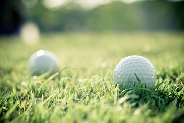 golf ball on grass