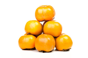 Pyramid from persimmons