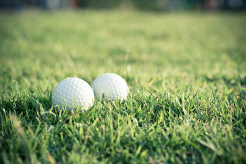 golf ball on grass