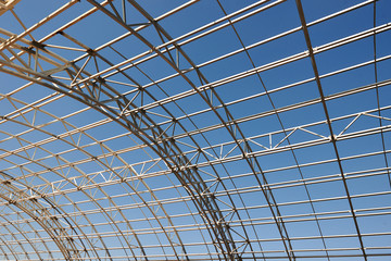 Fototapeta premium metal construction framework background