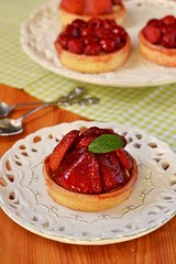 French strawberry tart