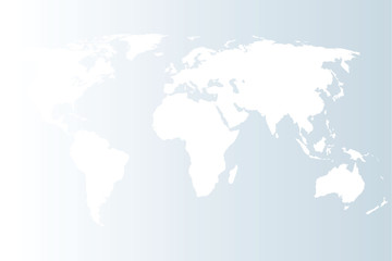 World Map Vector gradient white