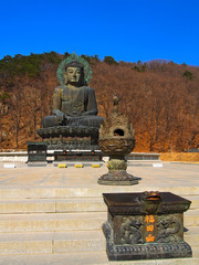 Big Meditate Buddha on Seorak mountain, South Korea