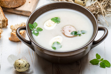 Country ingredients for homemade sour soup