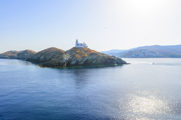 Greece Kea Island in Cyclades panoramic seascape view of sea at - 62624910