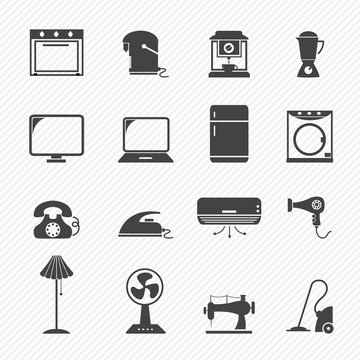 electronic home icons
