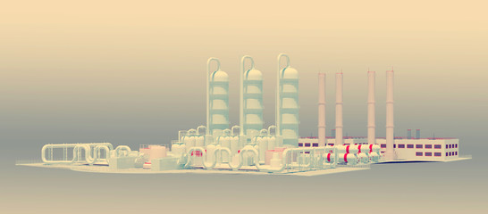 Fototapeta premium large plant facility