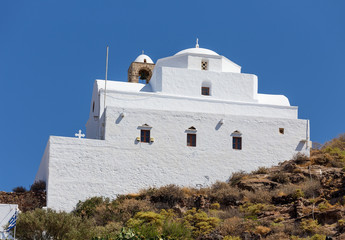 Panagia Thalassitra church, Milos island, Cyclades, Greece