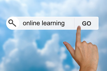 online learning on search toolbar