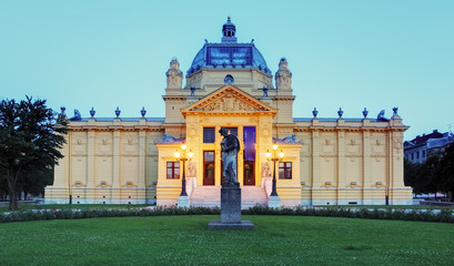 Art pavillion in Zagreb. Croatia