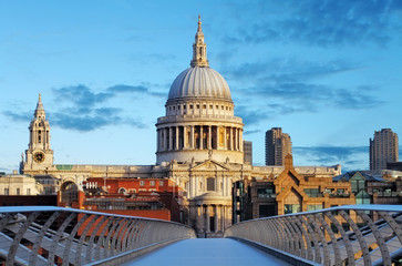 Naklejka premium Katedra św. Pawła w Londynie, Wielka Brytania