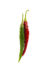 Green and Red Chilli