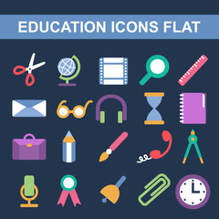 flat icons