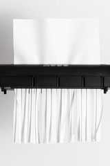 Schredder Papier Blanko