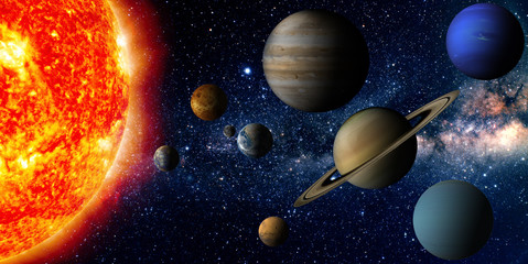 Obraz na płótnie Canvas Solar system