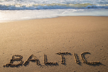 Inscription on the sand