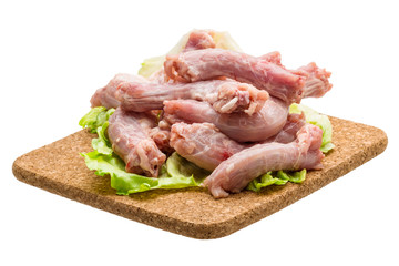 Raw chicken neck