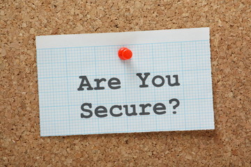The question Are You Secure?