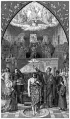 Baptism of Clovis - Medieval : 5th century