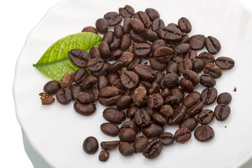 Fresh coffee beans