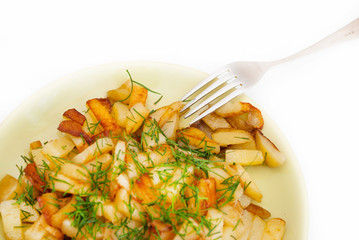 fried potatoes