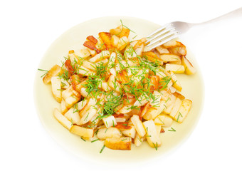 fried potatoes