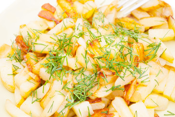 fried potatoes