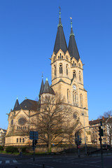 Fototapeta na wymiar Wiesbaden, Ringkirche (2014)