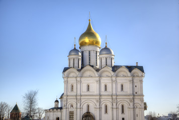 Fototapeta na wymiar Katedra Archanioła. Kreml moskiewski, Rosja