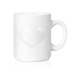 White ceramic mug