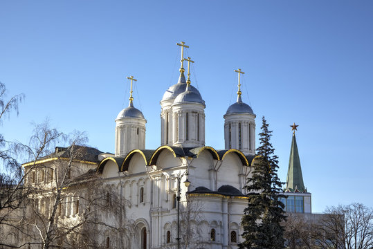 The Patriarch Palace and Twelve Apostles Church. Moscow Kremin