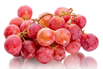 Bunch of red grapes
