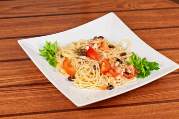 Pasta with vegetable