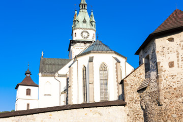 Fototapeta na wymiar church of Saint Catherine, Kremnica, Slovakia