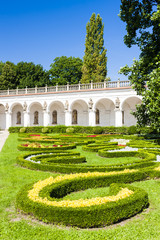 Flower garden of Kromeriz Palace, Czech Republic