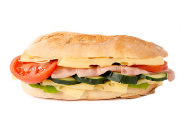 Big sandwich isolated