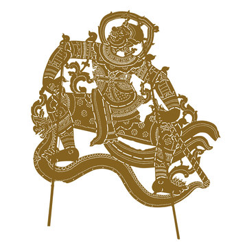 illustration of Shadow Puppets(Nang Talung)