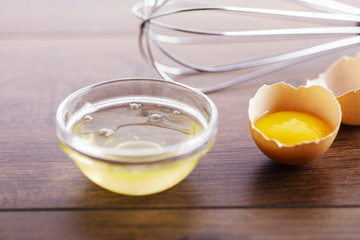 egg yolk in shell