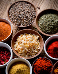 Assorted spices