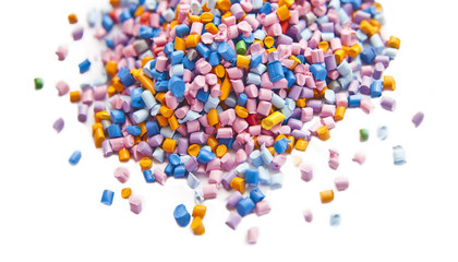 plastic polymer granules