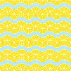 Washable Wallpaper Murals Lemons Lemon slices background seamless pattern