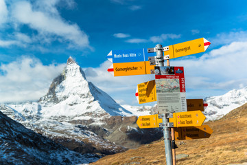 Matterhorn peak, Zermatt, Switzerland