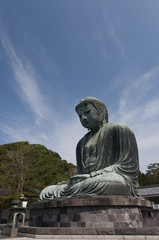 Daibutsu or Budha Amida in Kotokuin temple, Japan