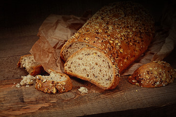 fresh bread and wheat