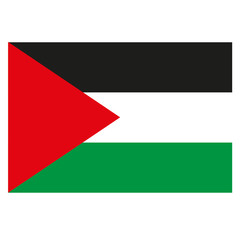 Palästina Flagge Icon Button