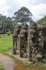 Fototapeta na wymiar Angkor Wat - Elefantentempel