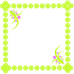 frame in the corner from light-green figures