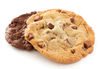 Large light chocolate chip cookie