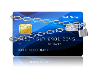 Payment security of credit card with chip