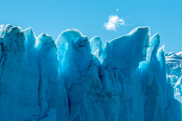 Blue ice of Perito Moreno Glacier, Argentina © javarman